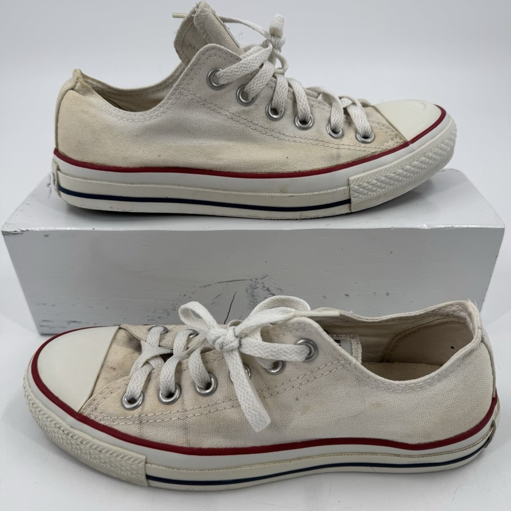 Converse Chuck Taylor All Star Low Men 5 Women 7 Optic White‎ Canvas Sneaker